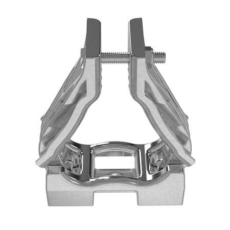 Panduit Cable Cleat, Aluminum, 1-1/2 in Bundle Dia., Natural, 2.17 in L, 10 PK CCALTR3438-X